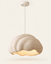 Nuba Cloud Pendant Light 60 cm on plain off-white background