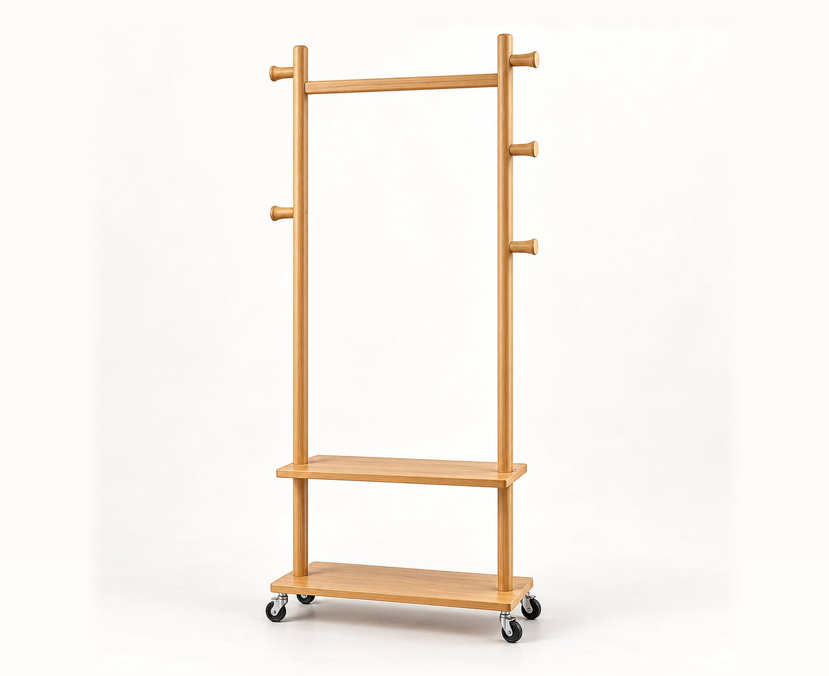 Ralmiq – Solid Beech Wood Clothes Rack