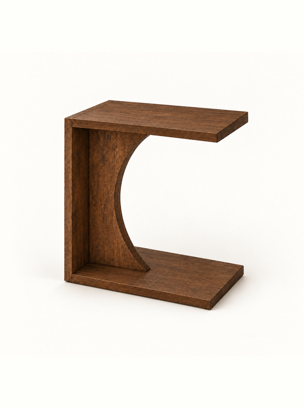 Velto Side Table – Modern C-Shaped Table